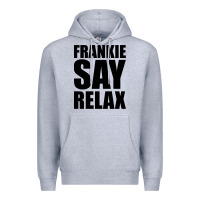 Heather Grey Frankie Say Relax Essential Premium Hoodie - FloraArt