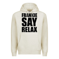 Oatmeal Heather Frankie Say Relax Essential Premium Hoodie - FloraArt