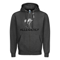 Charcoal Heather allegedly Zipper Hoodie - Bettercallsaul