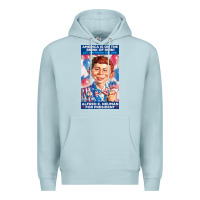 Blue Mist alfred e. neuman for president Premium Hoodie - FloraArt