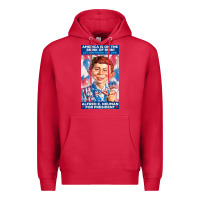 Cardinal alfred e. neuman for president Premium Hoodie - FloraArt