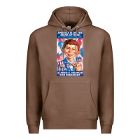 Chestnut alfred e. neuman for president Premium Hoodie - FloraArt