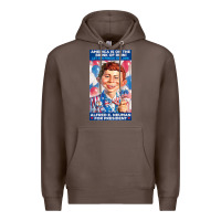 Coffee alfred e. neuman for president Premium Hoodie - FloraArt