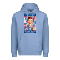 Colony Blue alfred e. neuman for president Premium Hoodie - FloraArt