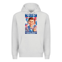 Dove Grey alfred e. neuman for president Premium Hoodie - FloraArt