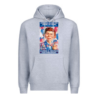 Heather Grey alfred e. neuman for president Premium Hoodie - FloraArt