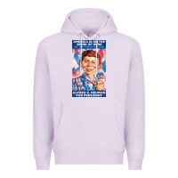 Lilac alfred e. neuman for president Premium Hoodie - FloraArt