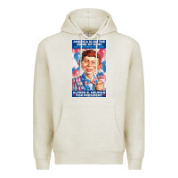 Oatmeal Heather alfred e. neuman for president Premium Hoodie - FloraArt