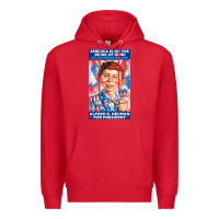 Red alfred e. neuman for president Premium Hoodie - FloraArt