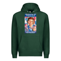 Sports Green alfred e. neuman for president Premium Hoodie - FloraArt