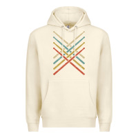 Sandshell retro vintage drummer tshirt 70s 80s distressed drum sticks long sleev Premium Hoodie - FloraArt