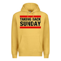 Antique Gold TAKING BACK SUNDAY Premium Hoodie - FloraArt