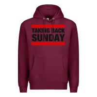 Burgundy TAKING BACK SUNDAY Premium Hoodie - FloraArt