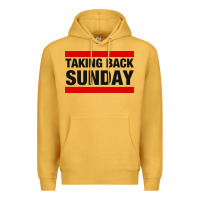 Mustard TAKING BACK SUNDAY Premium Hoodie - FloraArt