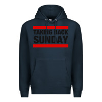 Navy TAKING BACK SUNDAY Premium Hoodie - FloraArt