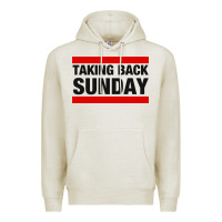Oatmeal Heather TAKING BACK SUNDAY Premium Hoodie - FloraArt