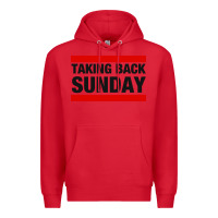 Red TAKING BACK SUNDAY Premium Hoodie - FloraArt