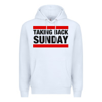 White TAKING BACK SUNDAY Premium Hoodie - FloraArt