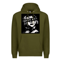 Army Green Vintage Bikini Kill Women Classic Premium Hoodie - FloraArt