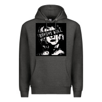 Charcoal Heather Vintage Bikini Kill Women Classic Premium Hoodie - FloraArt