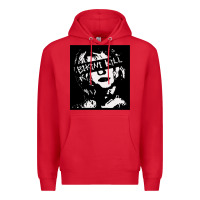 Red Vintage Bikini Kill Women Classic Premium Hoodie - FloraArt