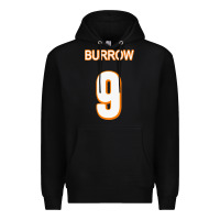 Black Burrow Jersey Premium Hoodie - FloraArt