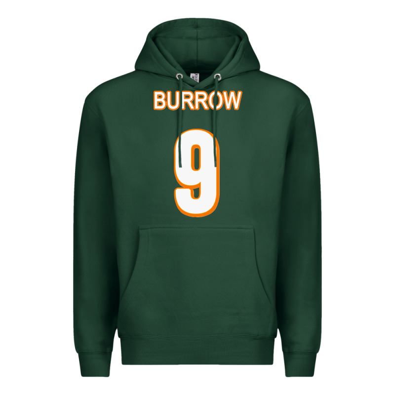 Burrow Jersey Premium Hoodie by FloraArt | Teevron