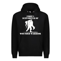 Black wounded warrior Premium Hoodie - FloraArt