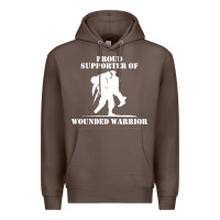 Coffee wounded warrior Premium Hoodie - FloraArt