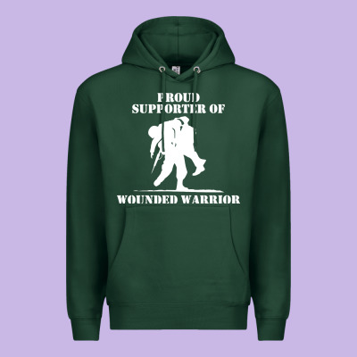 Wounded Warrior Premium Hoodie Designed By Floraart
