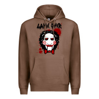 Chestnut Billy Puppet Saw Jigsaw Inspired Premium Hoodie - FloraArt