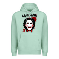 Seafoam Billy Puppet Saw Jigsaw Inspired Premium Hoodie - FloraArt