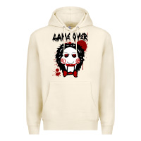 Tofu Billy Puppet Saw Jigsaw Inspired Premium Hoodie - FloraArt
