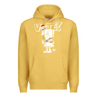 Antique Gold schoolhouse rock vote with bill with white type t shirt Premium Hoodie - FloraArt