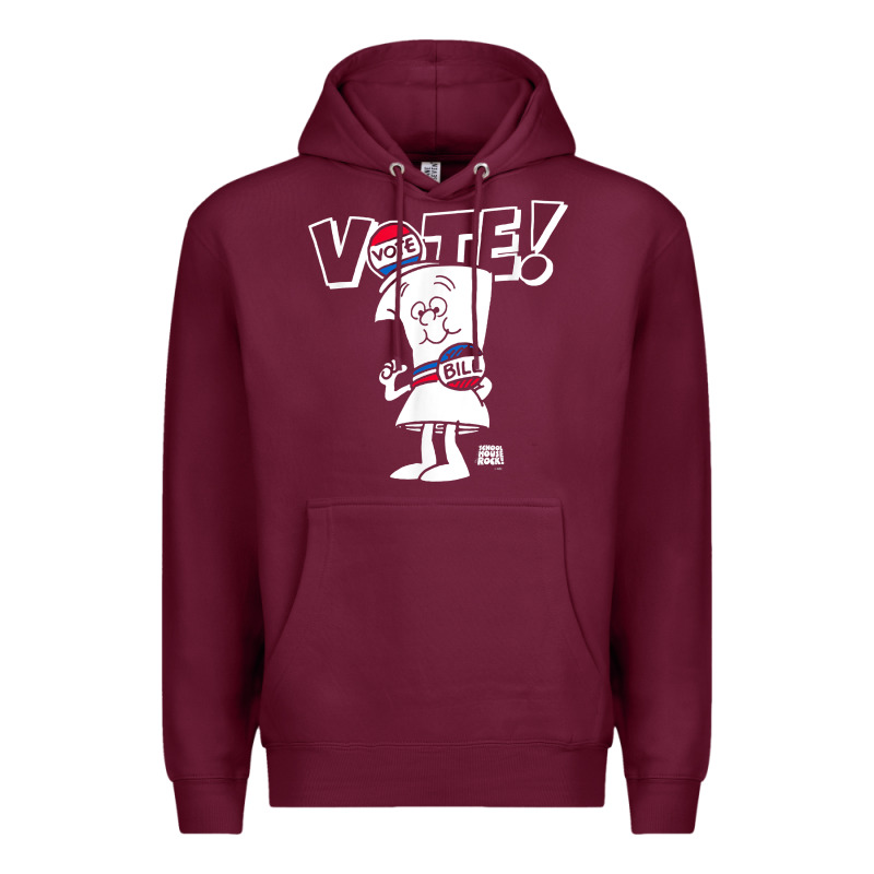 Schoolhouse Rock Vote With Bill With White Type T Shirt Premium Hoodie by FloraArt | Teevron