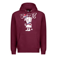 Burgundy schoolhouse rock vote with bill with white type t shirt Premium Hoodie - FloraArt