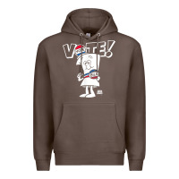 Coffee schoolhouse rock vote with bill with white type t shirt Premium Hoodie - FloraArt