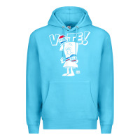 Ocean Blue schoolhouse rock vote with bill with white type t shirt Premium Hoodie - FloraArt