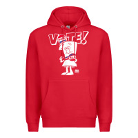 Red schoolhouse rock vote with bill with white type t shirt Premium Hoodie - FloraArt