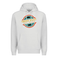 Dove Grey smoke meat not meth funny bbq grill lover meat lover retro Premium Hoodie - FloraArt