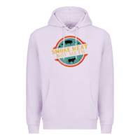 Lilac smoke meat not meth funny bbq grill lover meat lover retro Premium Hoodie - FloraArt