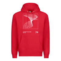 Red Cabaret Voltaire Minimal Style Graphic Artwork Design gift Premium Hoodie - FloraArt