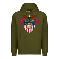 Army Green United States, Military Academy Premium Hoodie - FloraArt