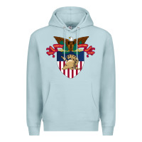 Blue Mist United States, Military Academy Premium Hoodie - FloraArt
