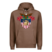 Chestnut United States, Military Academy Premium Hoodie - FloraArt