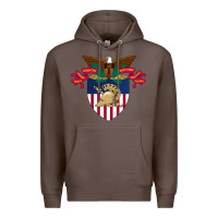 Coffee United States, Military Academy Premium Hoodie - FloraArt