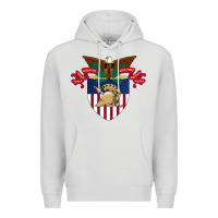 Dove Grey United States, Military Academy Premium Hoodie - FloraArt