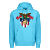 Ocean Blue United States, Military Academy Premium Hoodie - FloraArt