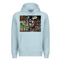 Blue Mist nightmare before christmas Premium Hoodie - FloraArt