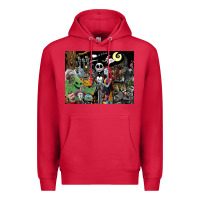 Cardinal nightmare before christmas Premium Hoodie - FloraArt